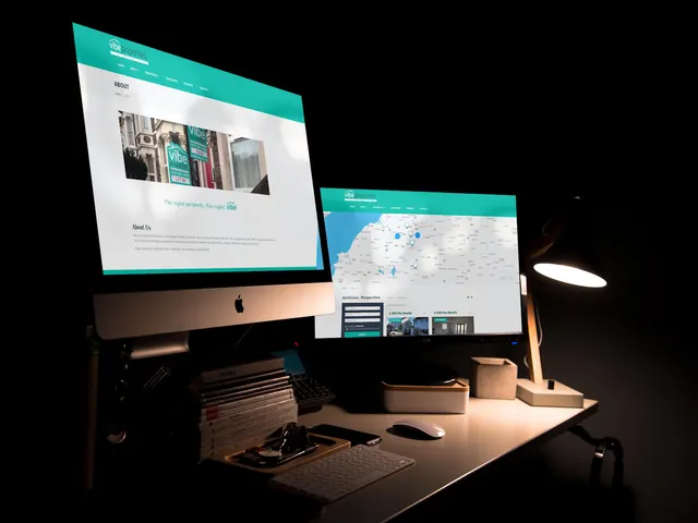 The Vibe Properties website on a computer and a phone